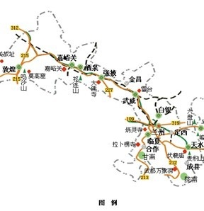 青海甘宁地图